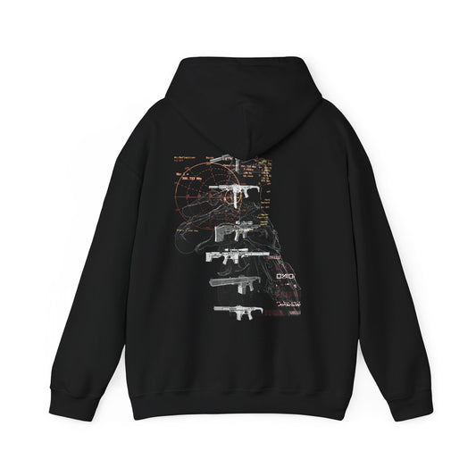 YOUR ODYSSEY®  Neural Link Streetwear Printed Hoodie Printify