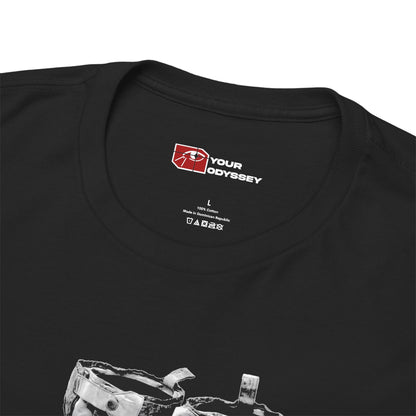 YOUR ODYSSEY® Space Boots Streetwear Printed T-shirt Printify