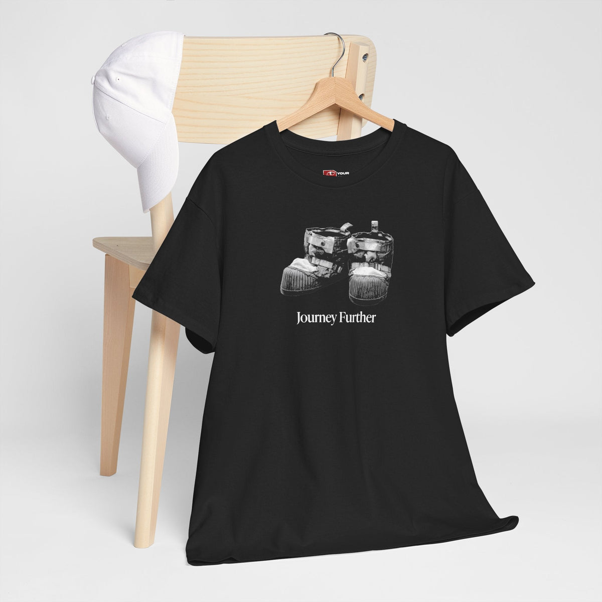 YOUR ODYSSEY® Space Boots Streetwear Printed T-shirt Printify