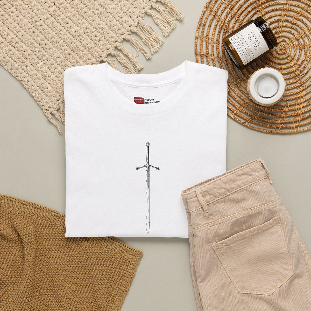YOUR ODYSSEY®Claymore Streetwear Printed T-shirt Printify