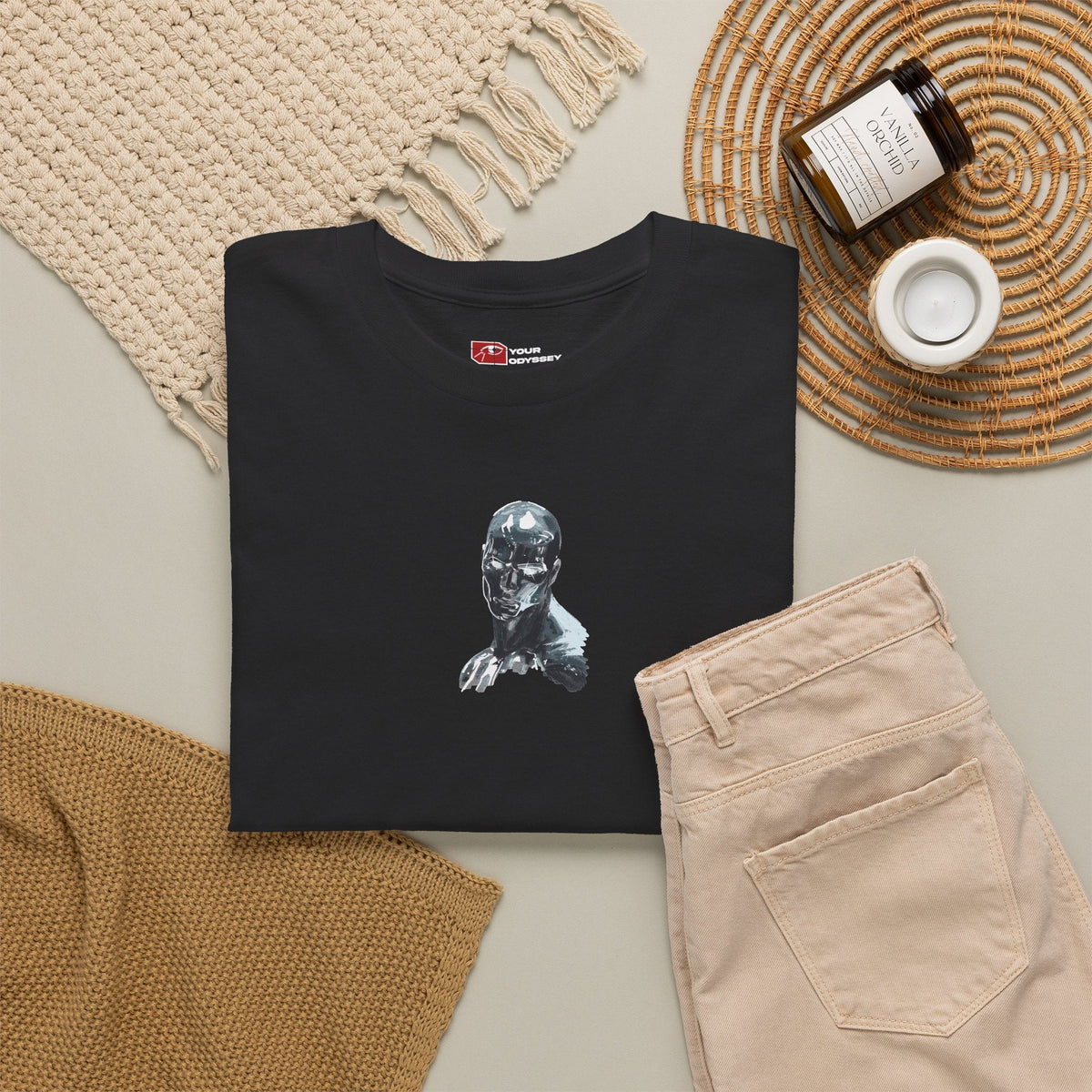 YOUR ODYSSEY® Silver Surfer Streetwear T Shirt Printify