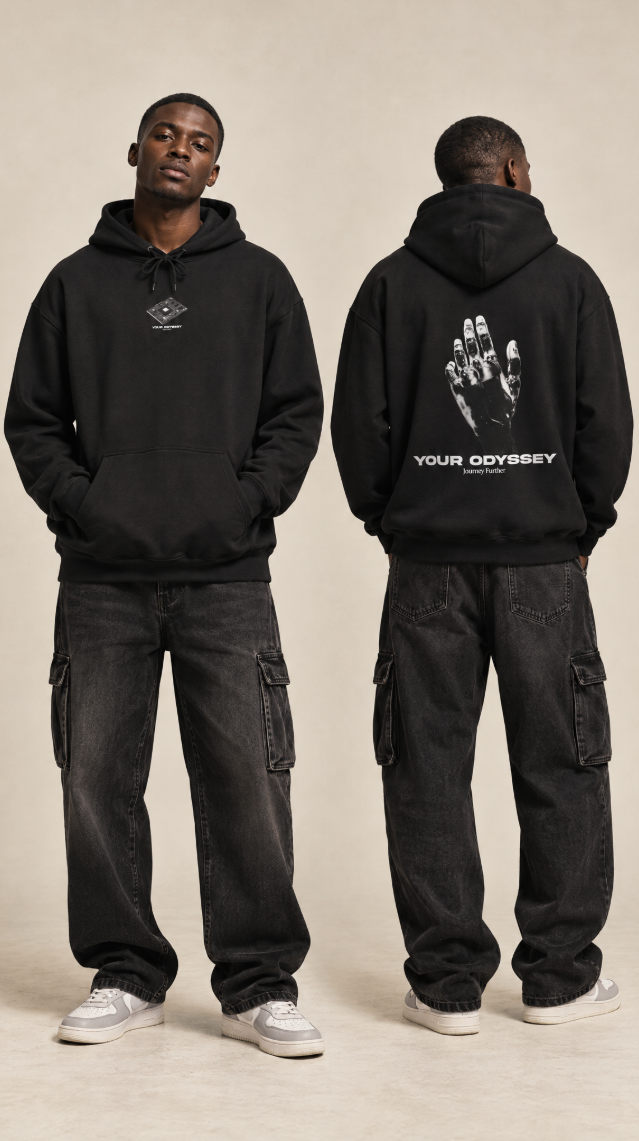 YOUR ODYSSEY®  Silicon Soul Streetwear Printed Hoodie Printify