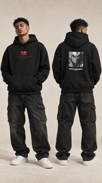 YOUR ODYSSEY® Warrior Streetwear Printed Hoodie Printify